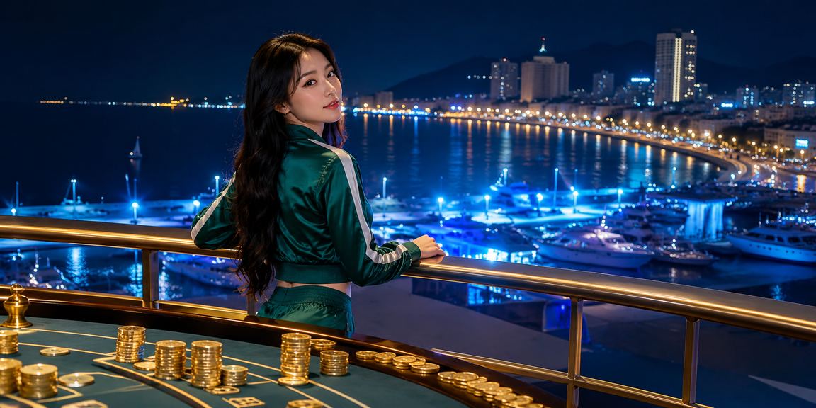 Không gian bãi biển Vũng Tàu với người dùng trải nghiệm baccarat và cá cược trực tuyến